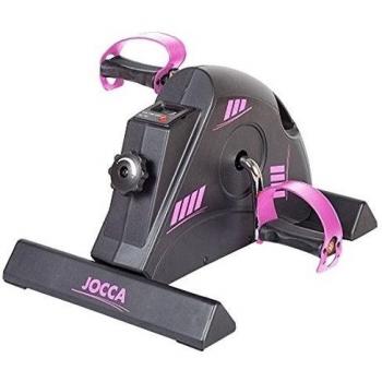 Jocca 6190P - Pedaleador con display, color negro / rosa