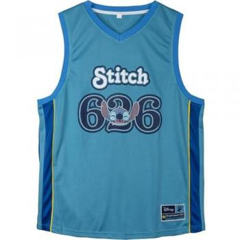 Camiseta Sin Mangas Basketball Stitch Unisex Adulto Azul M/L