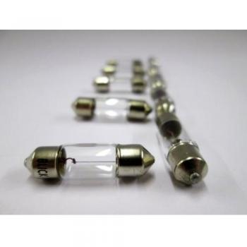 Ring Automotive - 10x Bombilla Delgada Festoon 8 x 26mm 12v 5w S7d R261