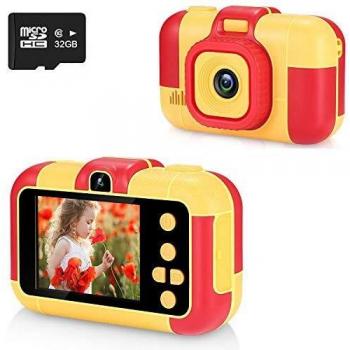 ASIUR Cámara Digital para niños 1080P HD Video Cámaras de Juguete Recargables Videocámaras para niños para niñas y niños de 3 a 8 años Cumpleaños Navidad Regalo de año Nuevo