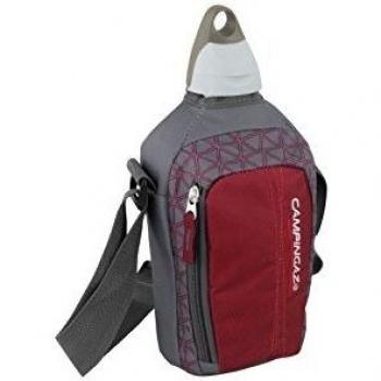 Cantimplora Flexible para Picnic Campingaz, 1 Litro, Color Granate/Gris