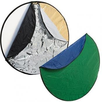 BRESSER BRTR2 7in1 difusor plegable reflector plegable fondo plegable 80cm redondo