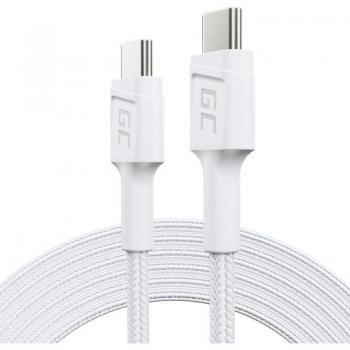 Cable de Carga Rápida Green Cell 2m USB C Tipo C Nailon 60W