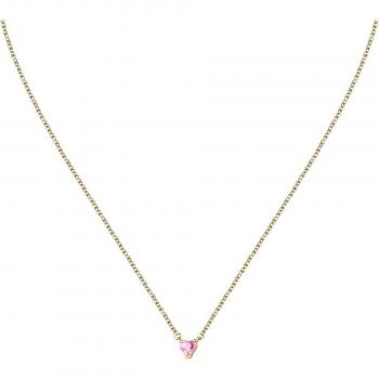 Collar de Mujer Chiara Ferragni J19AUV06 en Latón Dorado con Colgante Brillante