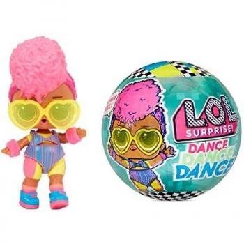 LOL Surprise Dolls Dance Dance Dance 8 Sorpresas - Incluye Pista de Baile Giratoria y Tarjeta de Baile, Muñecas Coleccionables para Niñas a Partir de 3 Años