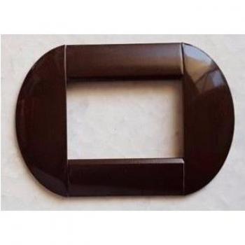 Placa Compatible Living International Bticino Marrón 7 Foros