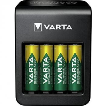 Varta LCD Plug Charger+ for AA AAA & 9 Volt Batteries EU plug European Travel