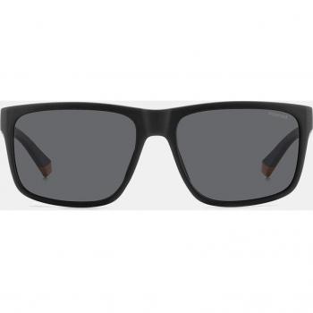 Polaroid Rectangular Men's Sunglasses Black with Polarized Lenses PLD 2149/S