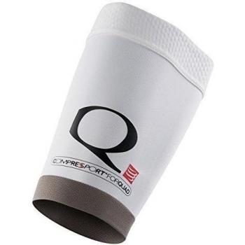 Compressport Quad - Muslera unisex, color blanco, talla 1
