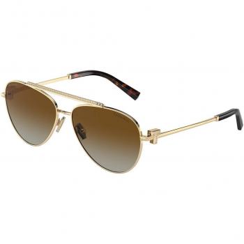 Tiffany & Co. TF3101B Polarized Women's Sunglasses Gold Size 59