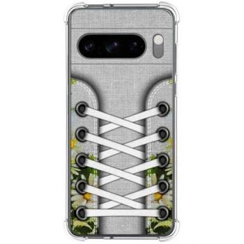 Funda Antigolpes de Silicona para Google Pixel 8 Pro 5G con Diseño Zapatillas 08