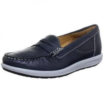 Ganter Grace, Weite G 5-200911-30000 - Mocasines de cuero para mujer, color azul, talla 40.5