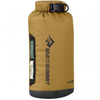 Worek wodoszczelny Sea to Summit Big River 5L Dull Gold - Mochila Deportiva impermeable, capacidad de 5 litros, color dorado mate, material resistente al agua, cierre enrollable para mayor protección