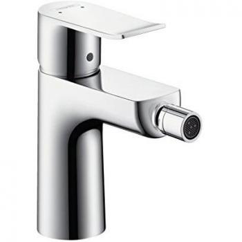 Hansgrohe 31280000 Metris grifo monomando de bidé, cromo, 100 mm
