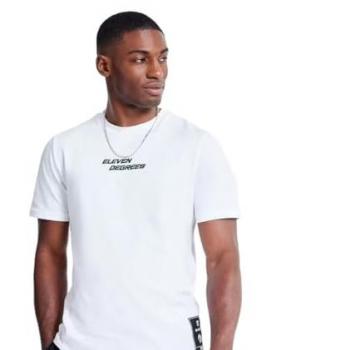 Camiseta Gráfica Círculo Urbano 11 Degrees - Blanca / Rey Pescador