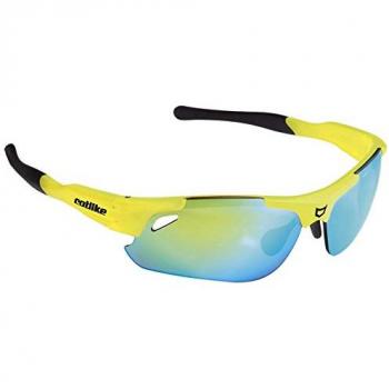 Catlike S Sphynx Gafas para Ciclismo, Amarillo