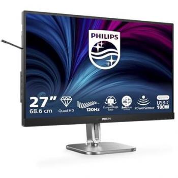 Monitor Philips 27 QHD IPS 2560x1440 120Hz Altura Ajustable USB-C HDMI DP Altavoces