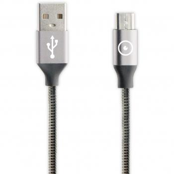 Muvit Tiger - Cable Flexible USB a Micro USB de 1.2 m