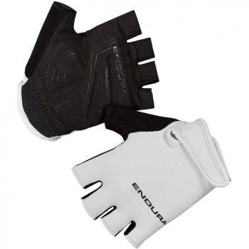 Guantes cortos de ciclismo Endura Xtract Lite para mujer, color blanco, talla XS
