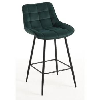 Pack 4 Taburetes Altos Chemel Verde