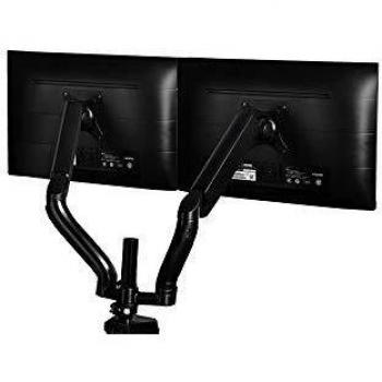 Gelid Solutions FlexMount monitor holder - gas spring monitor holder table holder with 2 arms for 2 monitors - 2 built-in USB hub - load capacity: 8 kg per arm - VESA 100/75