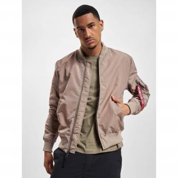 Alpha Industries MA-1 TT Classic Beige Bomber Jacket for Men, Size S