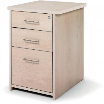 Rocada Mueble 2 Cajones + Colgador, Madera, Marrón, 60x50x72 cm