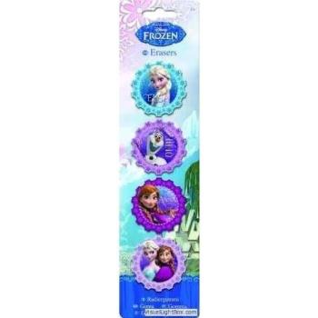 BLISTER 4 GOMMES LA REINES DES NEIGES FROZEN