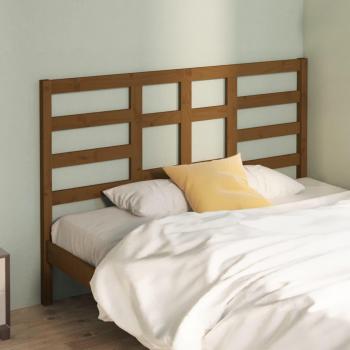 Cabecero para cama Miel 146x4x104 cm Madera maciza de pino