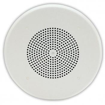 Valcom 1Watt 8-Inch White Wired Ceiling Speaker