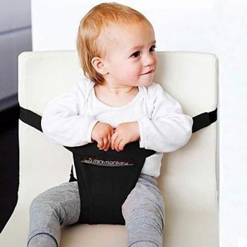 Minimonkey mini Asiento universal, color negro