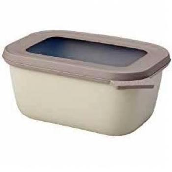 Mepal Multibol Cirqula Rectangular 750 ml Nordic White Polipropileno