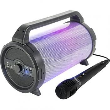 Altavoz Portátil Bluetooth LED 18W con USB, Micro-SD y Micrófono