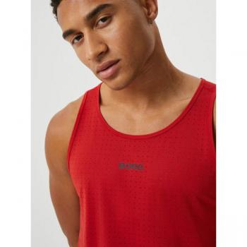Borg Running Perforated Tank Red, XXL