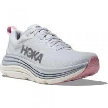Hoka One One Gaviota 5 Women's Road Running Shoes - Blue/Silver, Size 7.5 (41 1/3)