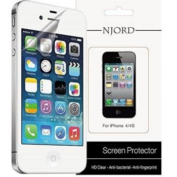 Njord iPhone 4 / 4S Protector de Pantalla, Screen Protector, Lámina protectora de Pantalla