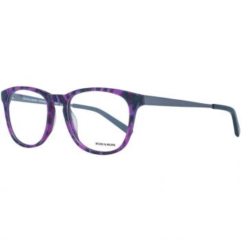 More & More 50507 988 Women's Eyeglasses Blue Size 51 (Frame Only) - Blue Light Block Available