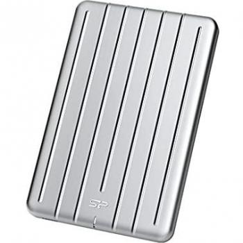 Disco Duro Externo Silicon Power Armor A75 1TB, 2.5, Tipo-C/USB 3.0, Resistente a Golpes, Aluminio Militar, Plata