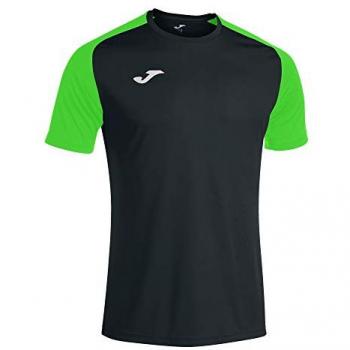 Joma Academy IV Short Sleeve T-Shirt Black Fluorescent Green