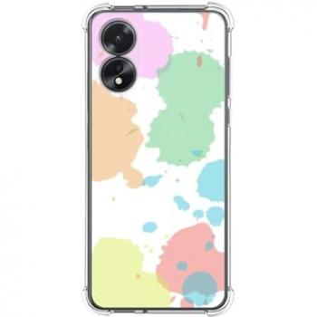 Funda de Silicona Antigolpes para Oppo A38 4G con Diseño Acuarela 05