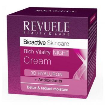 Revuele Bioactive Skincare Rich Vitality Night Cream - Intensive Moisturizing and Revitalizing Overnight Treatment for Radiant Skin