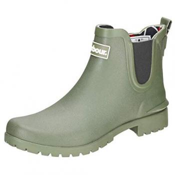 Barbour Wilton Women's Wellingtons - Olive - UK4 EU37 US6 - female