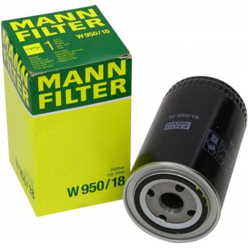 Original MANN-FILTER Filtro de aceite W 950/18 – Para automóviles y vehículos de utilidad