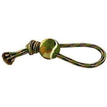 PAPILLON Cuerda Nudo Camuflaje con Pelota Tenis para Perros - 32cm