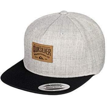 Quiksilver Billside - Gorra con Ajuste Posterior A Presión para Hombre Cap, Hombre, Medium Grey Heather, 1SZ