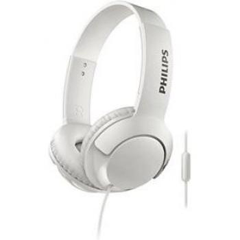Auriculares Diadema Philips SHL3075WT/00 con Micrófono y Bass+ 40 mW - Blanco
