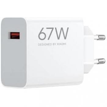 Adaptador de Corriente Xiaomi HyperCharge 67W USB-A Blanco EU