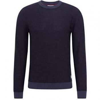 Jack & Jones JJARCHIE Knit Crew Neck KA Suéter, Azul