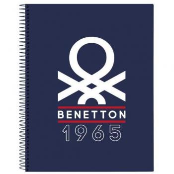 Bloc de notas A4 microperforado Benetton Varsity 120 hojas