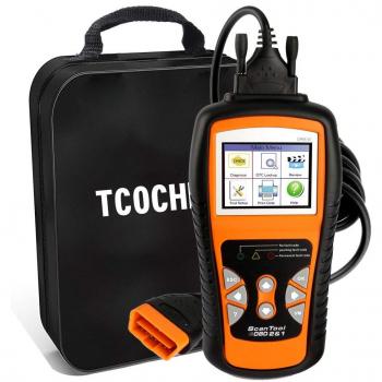 TCOCHE 4.7 'LCD OBD2 Escáner, OBDII Professional Car Auto Diagnostic Lector de Código de Coche&Coche Motor de vehículo O2 Sensor Systems Scanner para Todos los OBD 2 Protocol Cars Desde 1996